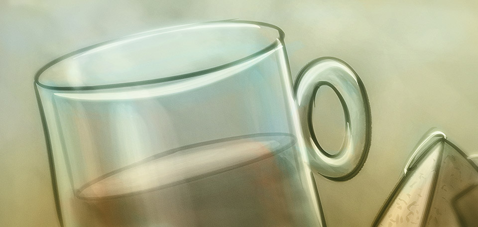 A Nice Cup of Tea - Digital Art by Matthias Zegveld