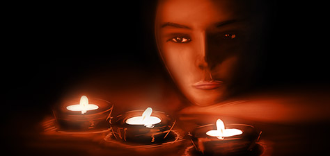 Art - Candlelight Woman