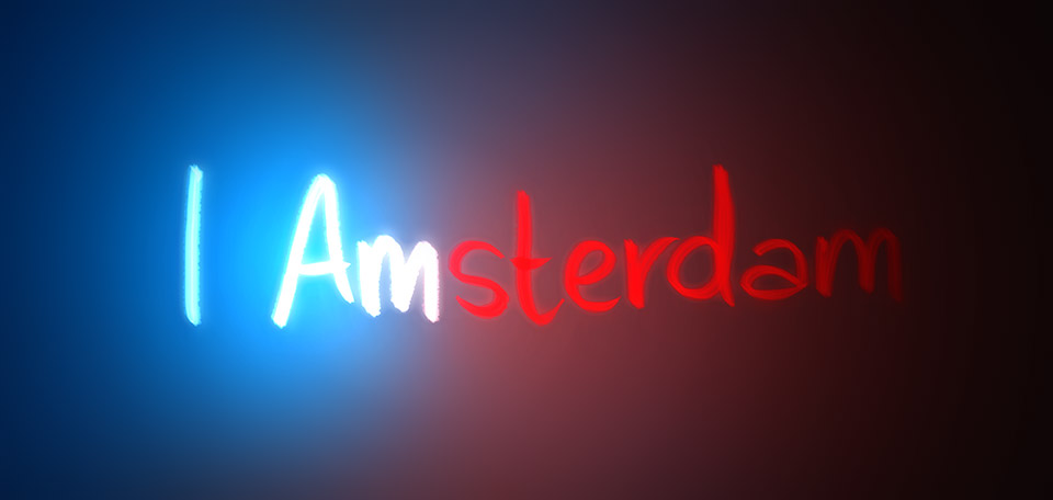 I Amsterdam - Digital Art by Matthias Zegveld