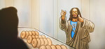 Art - Jesus at the Donut Shop