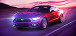 The Great Ford Mustang - Art Poster Product by Matthias Zegveld