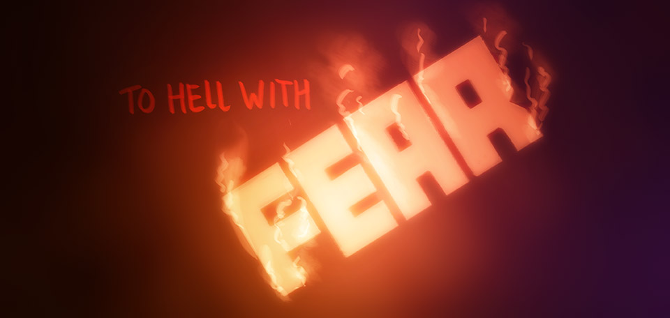 To Hell with Fear - Digital Art by Matthias Zegveld